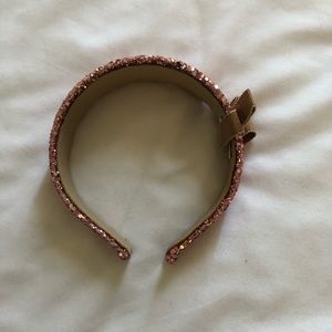 Miu Miu Glitter headband in pink